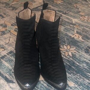 Jeffery Campbell Black Ankle Boots size 8